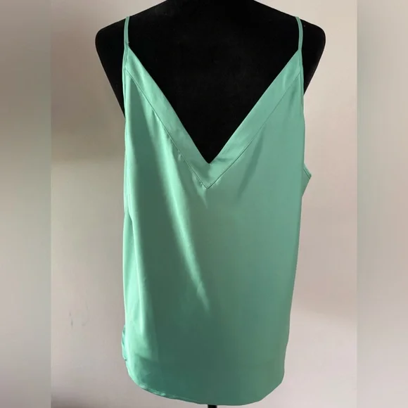 Mint Green Satin Cami Top - Picture 4 of 8